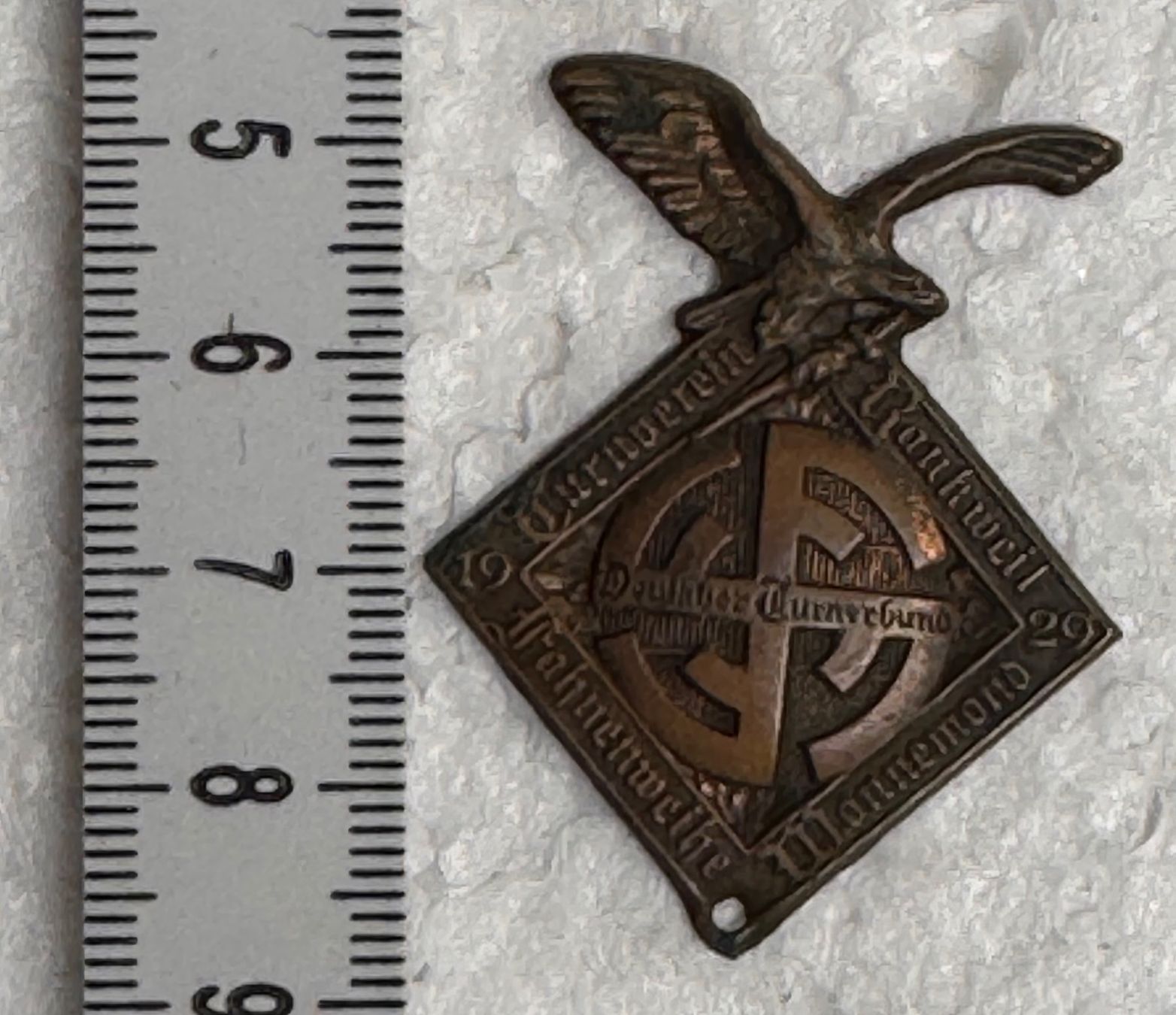 Placchette & Badge: Fahnenweihe Turnverein Rankweil Wonnemond 1929 – Usato da Andwil SG venduto da Ariisa1234 4