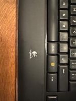 Logitech Tastatur schwarz QWERTZ gebraucht guter Zustand