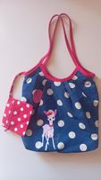 Tasche / Kinder Handtasche mit Reh und Portemonnaie