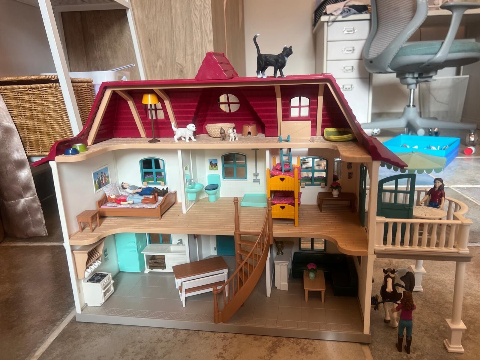 Schleich Giocattoli: Schleich Pferdehaus und Stall – Usato da Zürich venduto da Nellyliva01 3