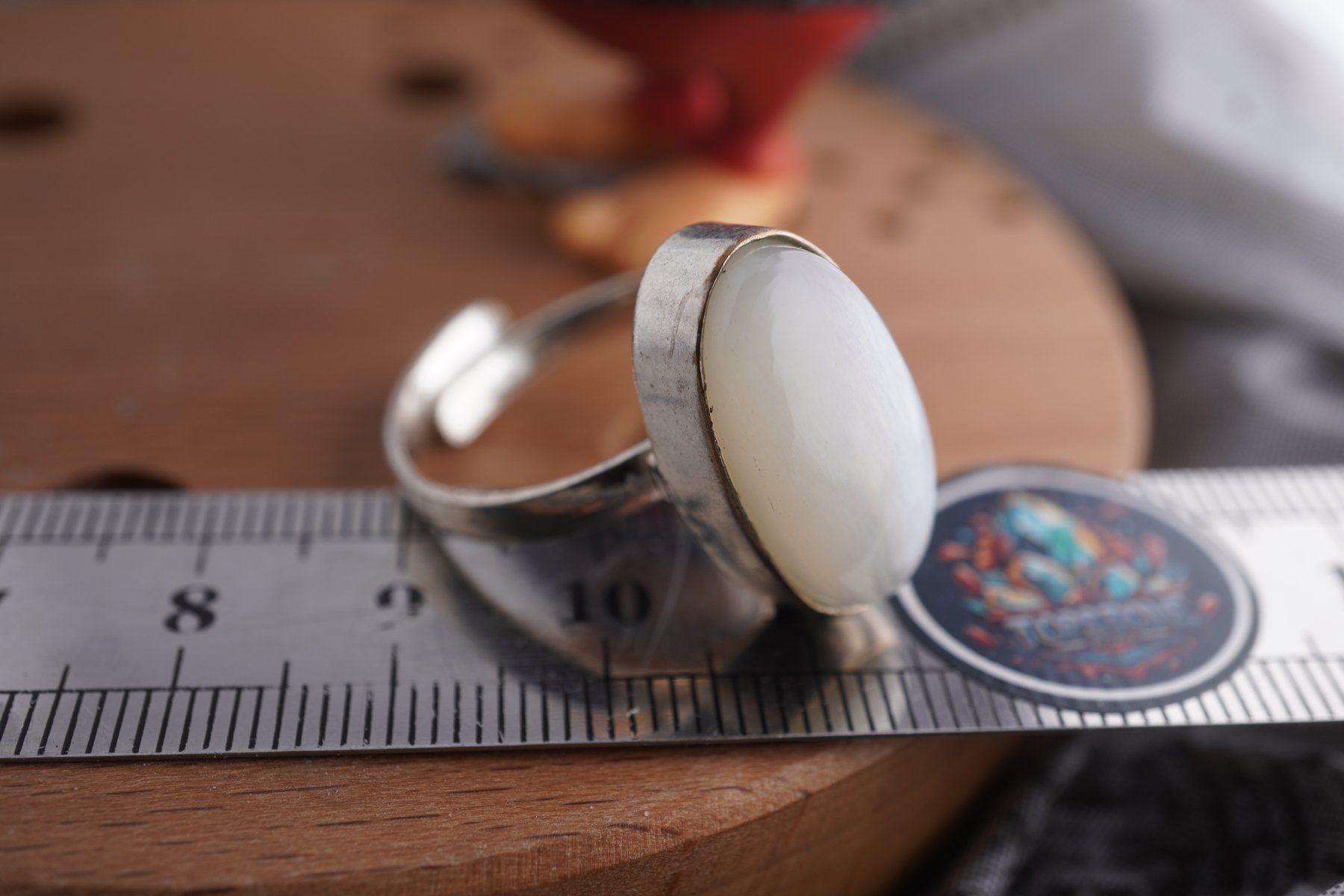 Minéraux & Lithothérapie: Indischer Mondstein    ring Grösse  Variabel     (Räumung!) – Neuf avec emballage d'origine à Eschenbach SG par topstone 2