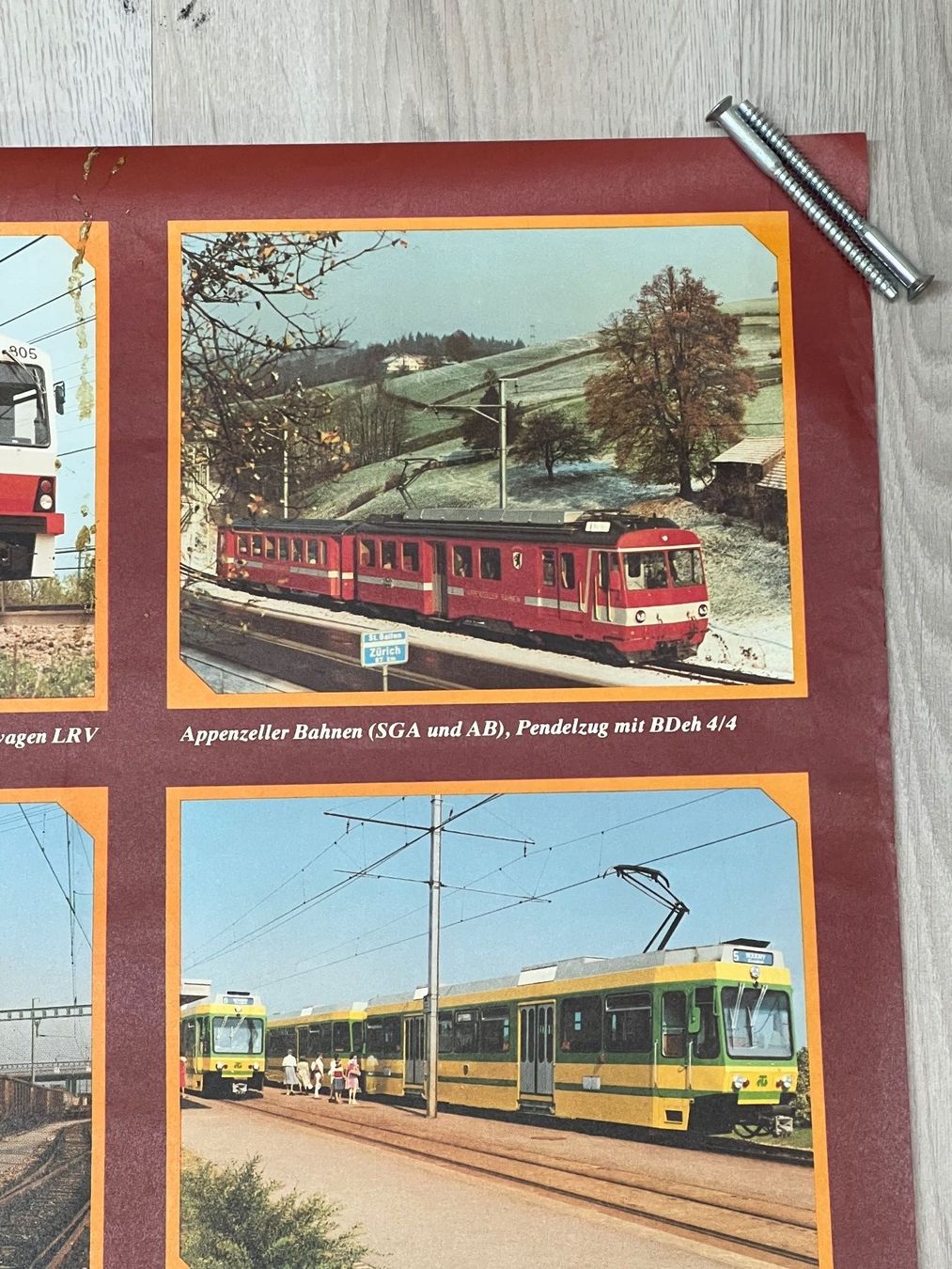 Foto & Immagini: Plakat BBC Brown Boweri Lokomotiven Eisenbahnen – Difettoso da Vaduz venduto da Unikate-Markt 2