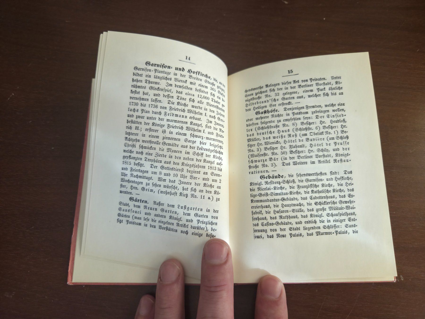 Libri: Cosmar: Wegweiser durch Potsdam 1841 Reprint – Usato da Aldesago venduto da lusuardi 7