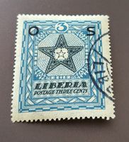 Liberia 1923 überdruck alte briefmarke