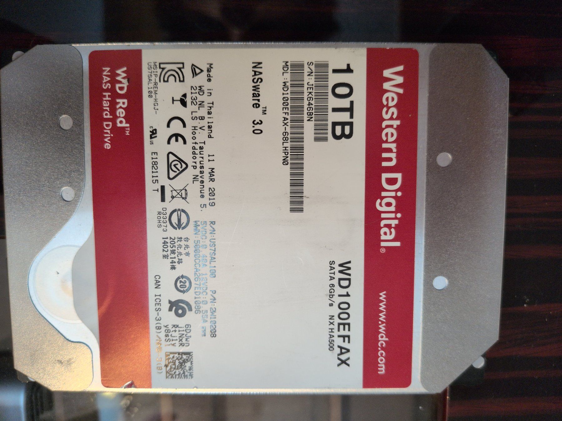 Western Digital Dischi rigidi: WD Red 10TB – Usato da Adliswil venduto da lul_5h6f 1