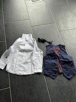 Festliches Set: Hemd, Gilet, Fliege, C&A, 1 x getragen, 104