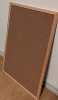 Pinnwand Kork 60x40cm, mit Holzrahmen, neu 