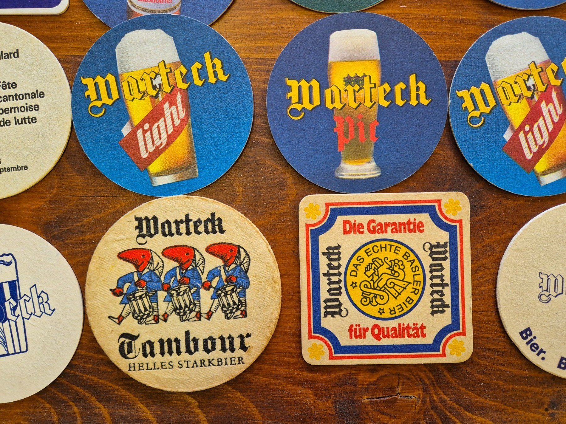 Warteck Untersetzer: Bierdeckel Brauerei Warteck – Gebraucht aus St.Gallen von Stocken64 2