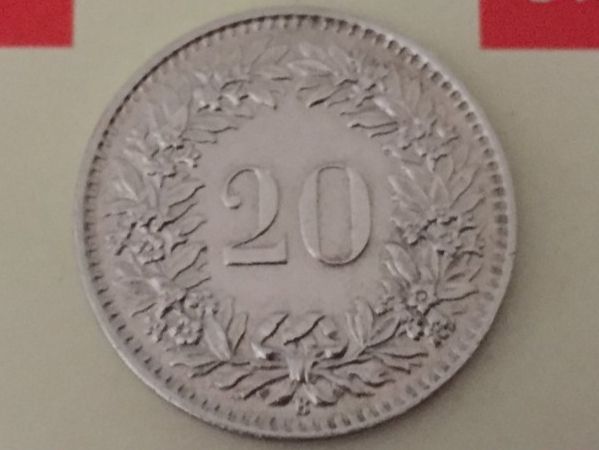 Tutti le monete: 20 Rappen 1965 vz – Usato da Elsau venduto da herbybay 1
