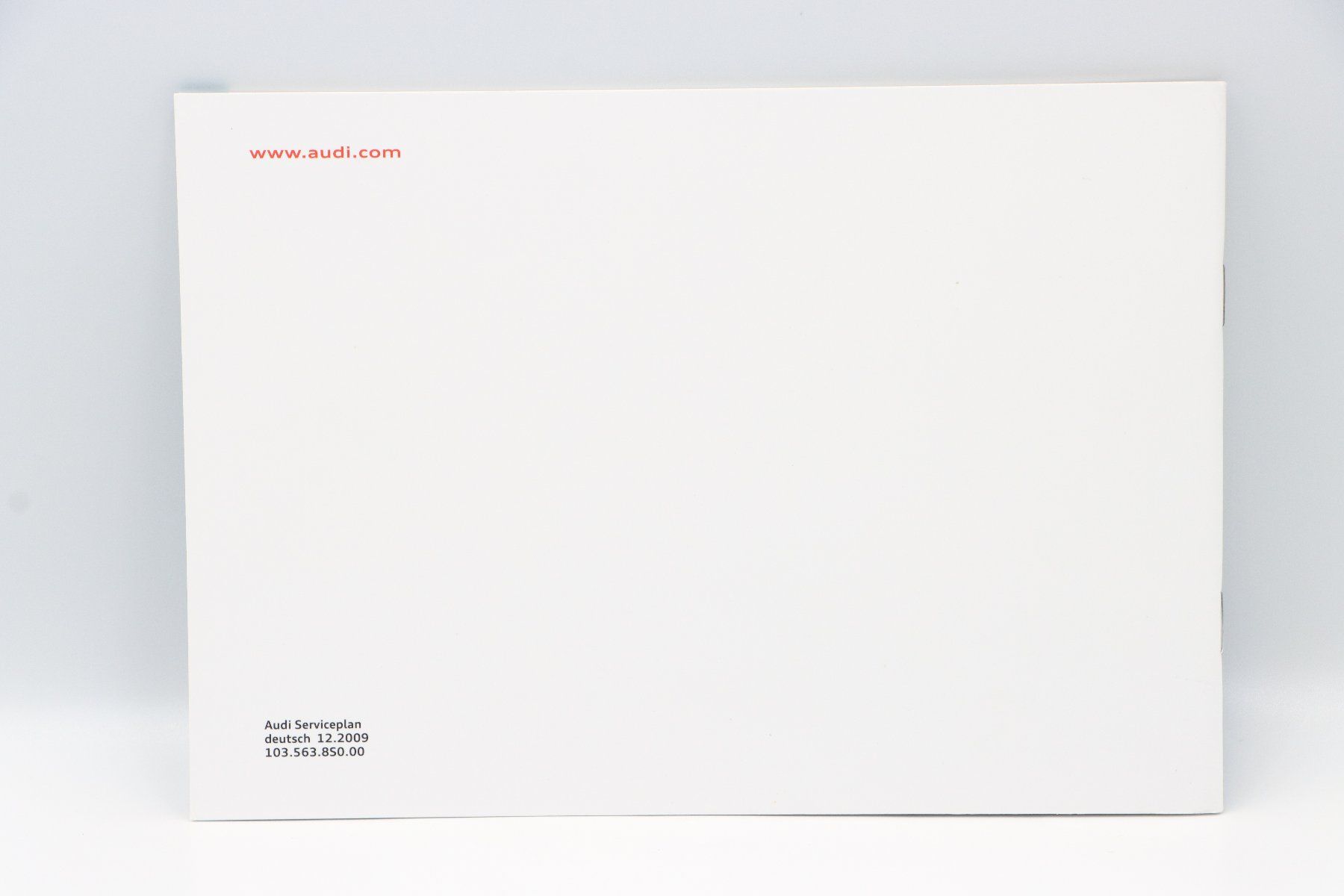 Audi Documenti: Audi Serviceplan/ Serviceheft 2009 Unbenutzt – Nuovo (secondo la descrizione) da Bühl b.Aarberg venduto da Collectorpassions 1
