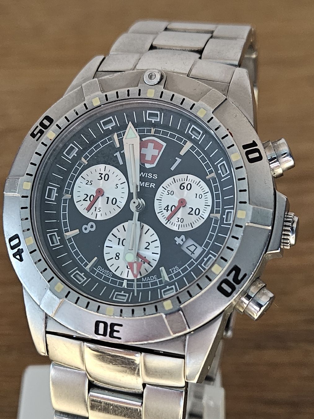 Orologi: Swiss Timer Herrenuhr Chronograph 42mm  – Usato da Flamatt venduto da pie_f9zm