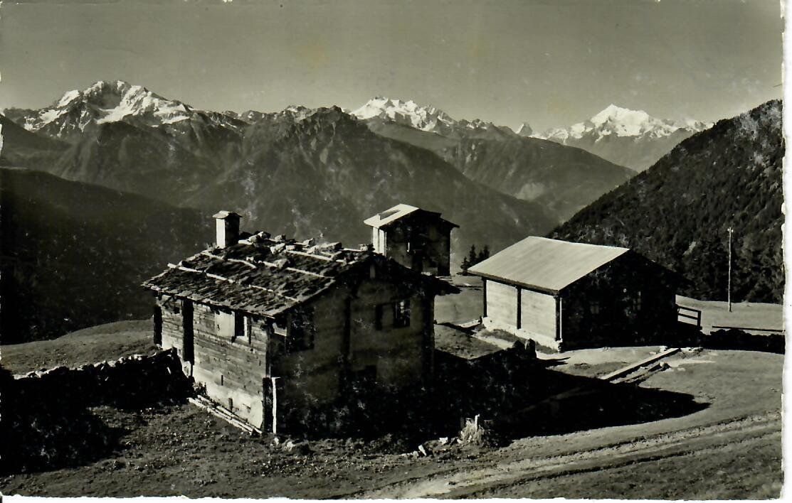 Cartoline postali: Restaurant Goppisbergalp bei Riederalp – Usato da Hochdorf venduto da Ziegel-16