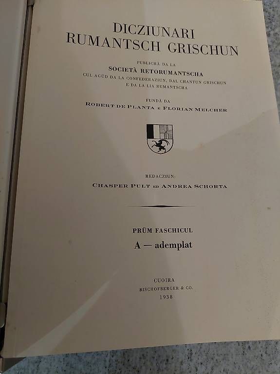 Libri: DRG - Dicziunari Rumantsch Grischun – Usato da Scuol venduto da Jacobus2