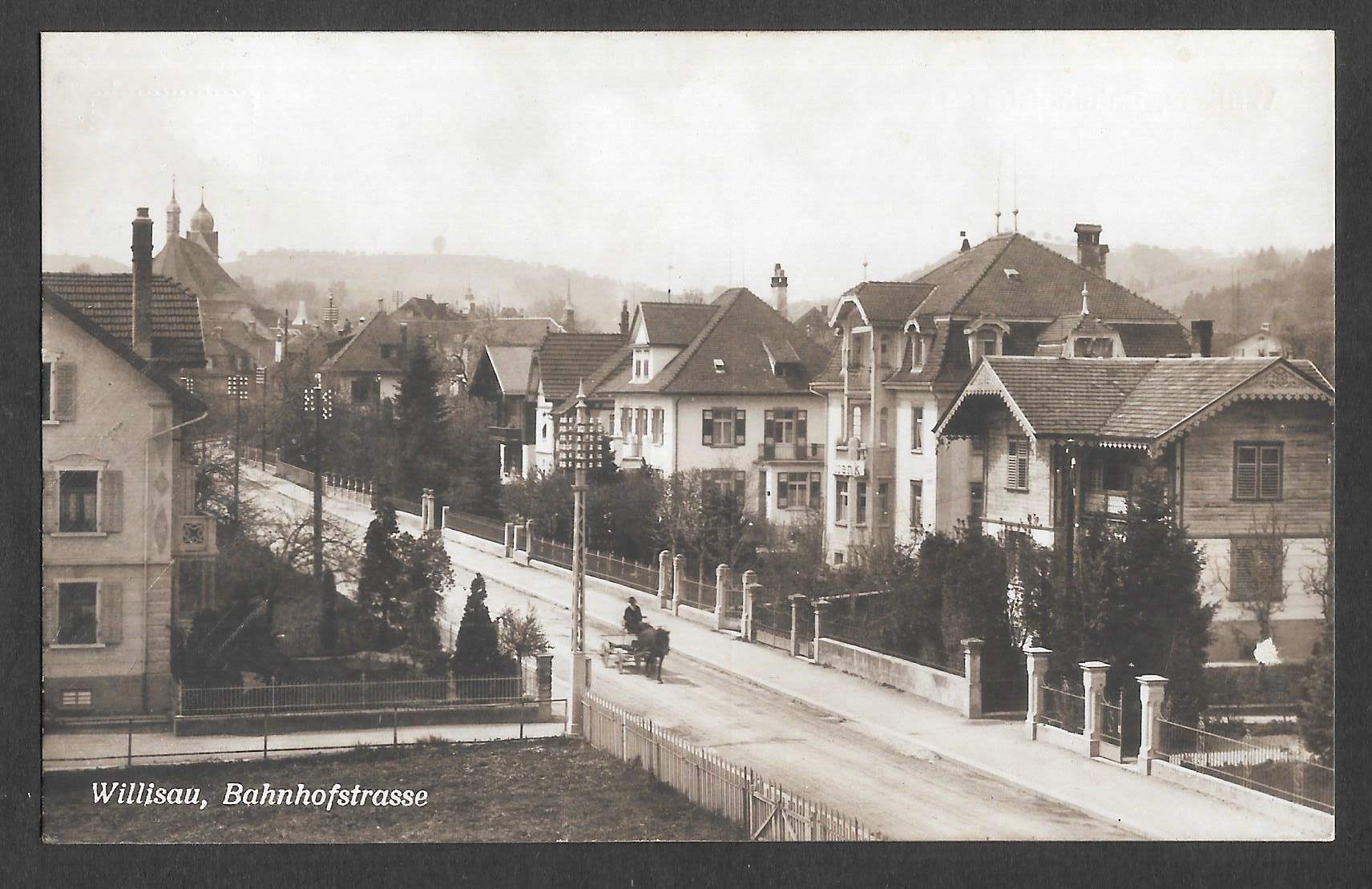 Cartoline postali: Willisau Bahnhofstrasse – Usato da Olten venduto da clotaldi