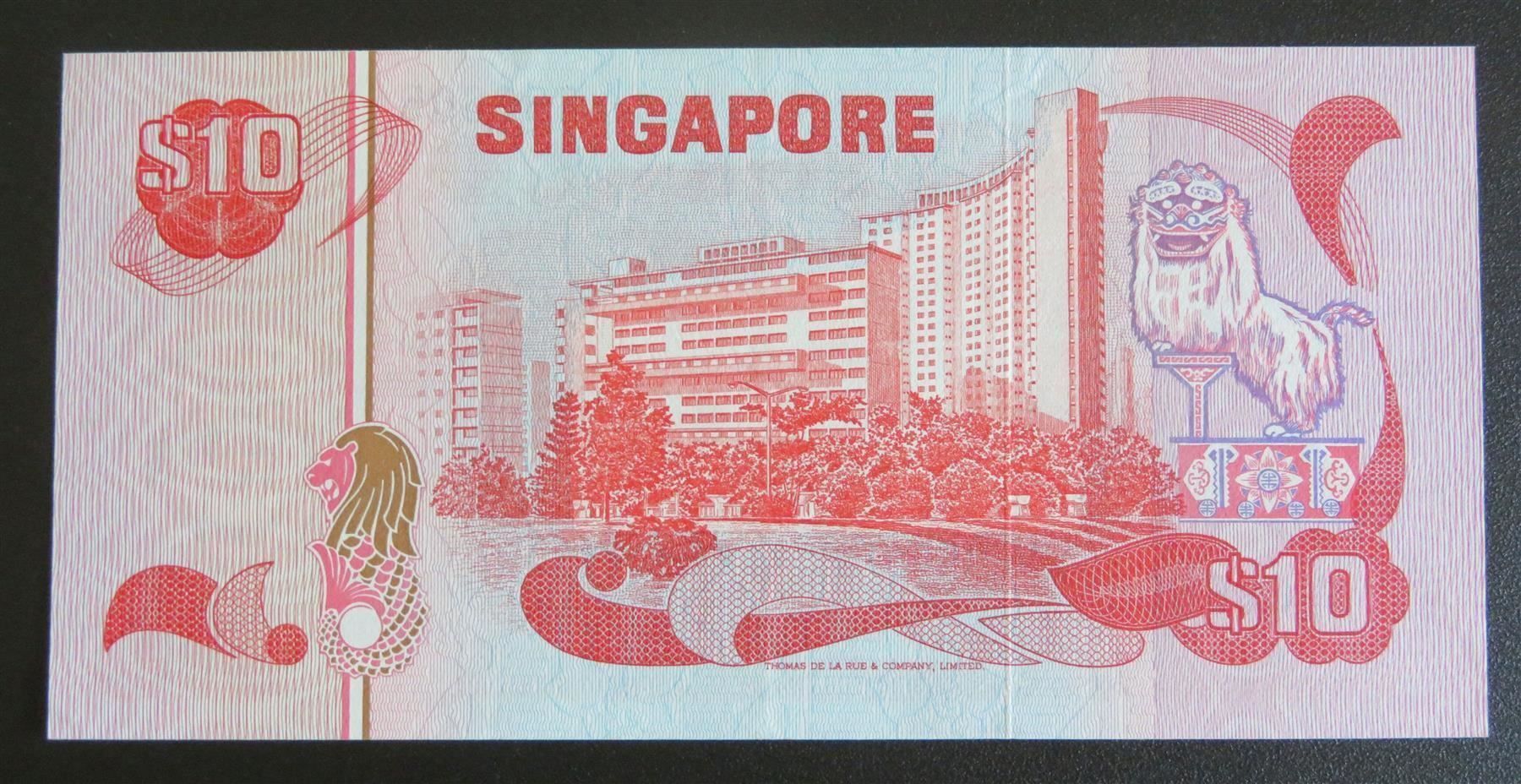 Banconote: Banknote Singapur 10 Dollars 1980 – Nuovo (secondo la descrizione) da Oberriet SG venduto da Manick 1