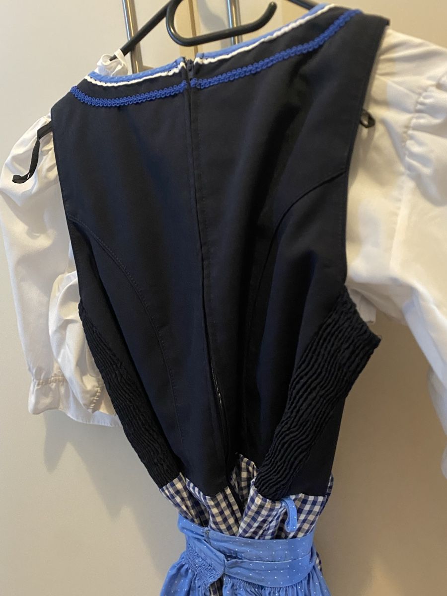 Anna Field Kleider: Dirndl Damen blau/weiss 46/44 – Gebraucht aus Alberswil von PAMA1901 4