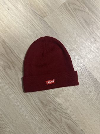 Levi's Mütze, Bordeaux Rot, Top Zustand, Winter Accessoire