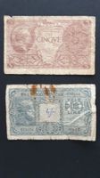 Italien. 5 Lire 1944. 10 Lire 1935.