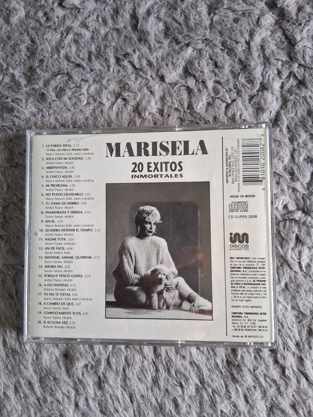 CD: MARISELA      20 EXITOS IMMORTALES     CD – Usato da Wetzikon ZH venduto da Ramones01 1
