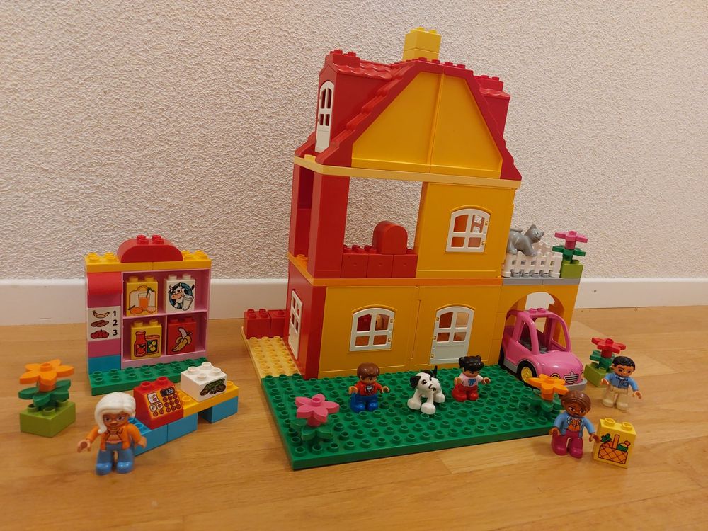 LEGO Duplo Haus mit Garten, Auto und Supermarkt Kaufen auf Ricardo