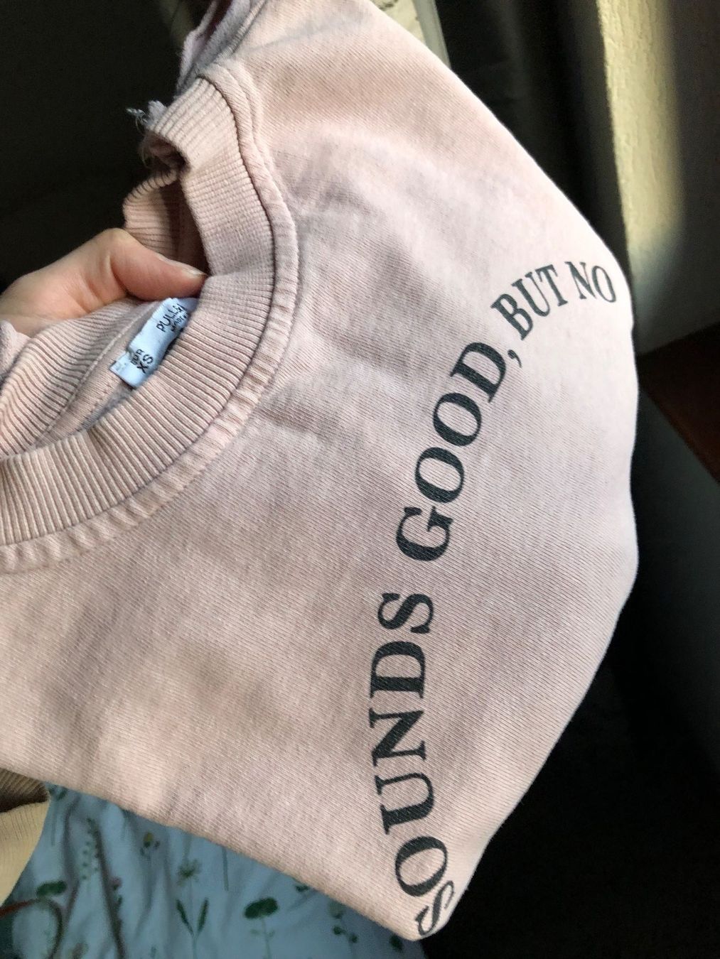 Pull&Bear Maglioni & Felpe: PULL & BEAR Pullover Crop Pink Gr XS Raw cut – Usato da St-Aubin FR venduto da Tiweety 2