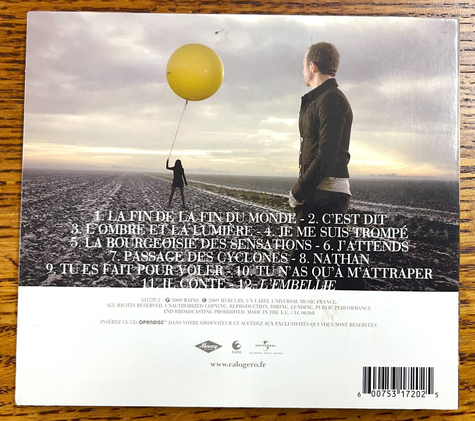 CD: L'embellie -CALOGERO CD – Usato da Oftringen venduto da Vucki 1