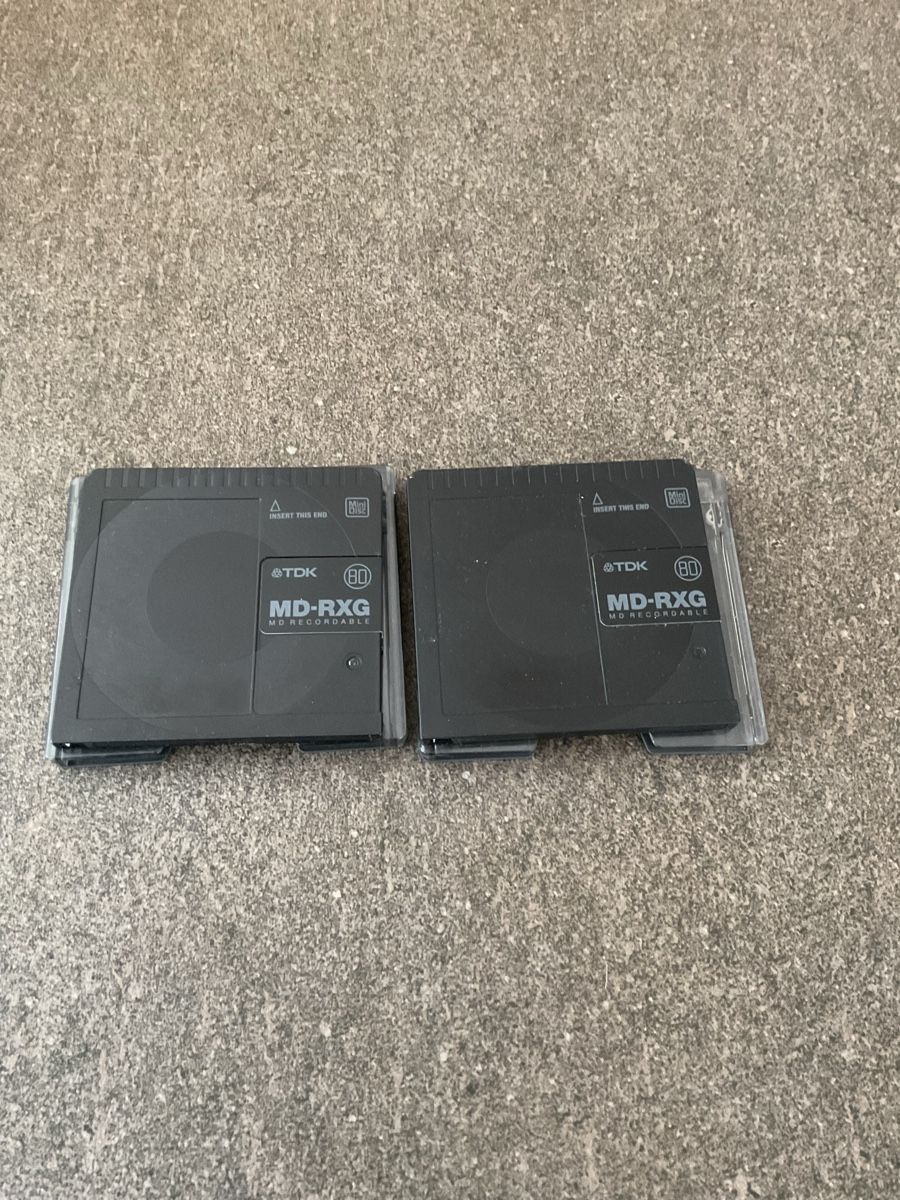 TDK Minidisc: TDK MD-RXG MD-Recordable 2er Pack – Usato da Jegenstorf venduto da BAVARIA4CH
