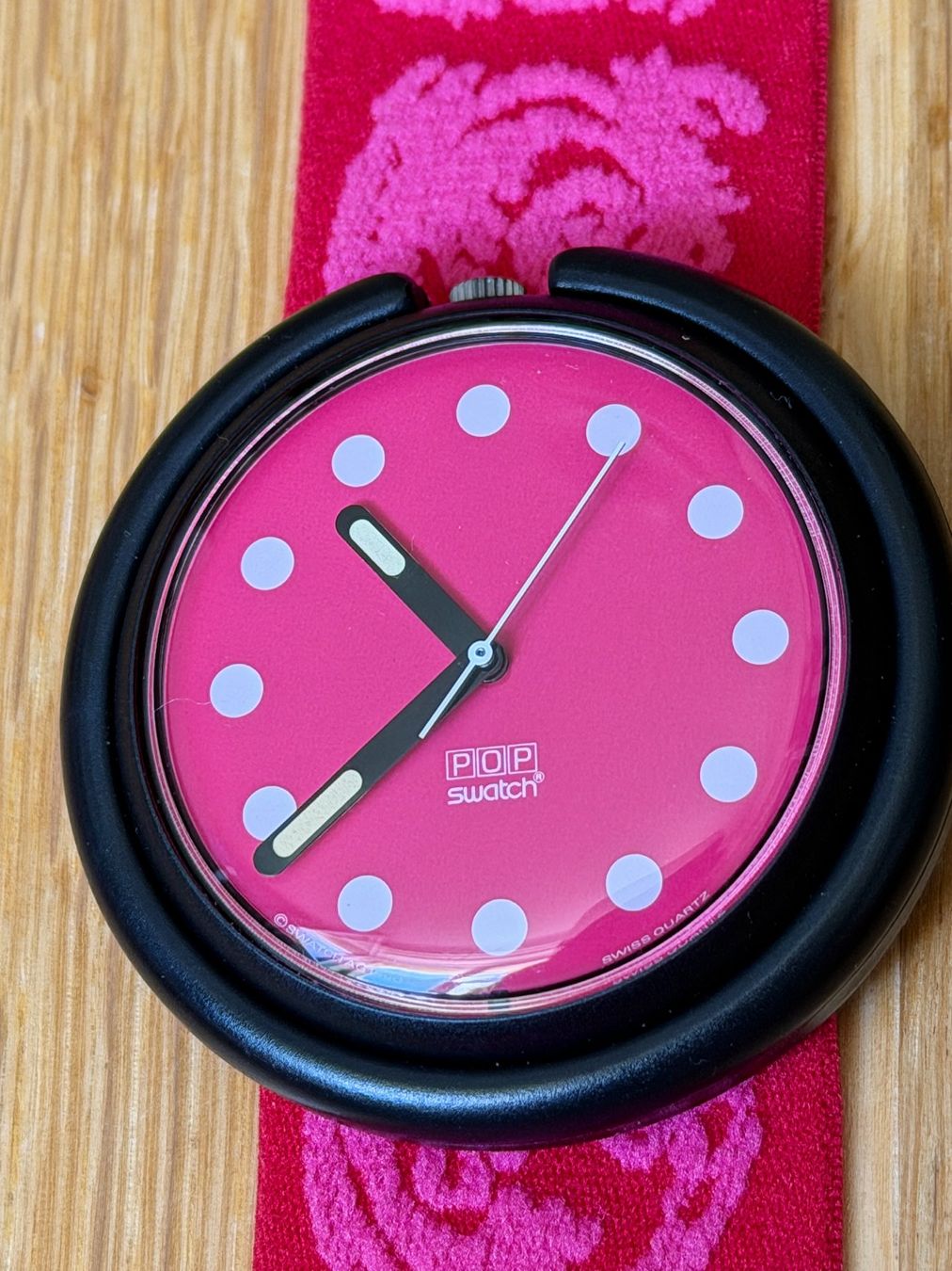 Swatch Uhren: Pop Swatch Red Stop / PWB153, 1991 – Gebraucht aus Adliswil von Ch_Mei 4
