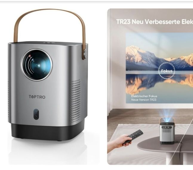 Videoprojektoren: Mini Beamer Full HD mit WiFi 6 & Bluetooth, Zoom – Neu und originalverpackt aus Zürich von alu_dzr7