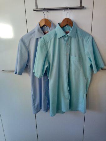 Marvelis Kurzhemden 2er-Set Modern Fit Bügelfrei Grösse 39