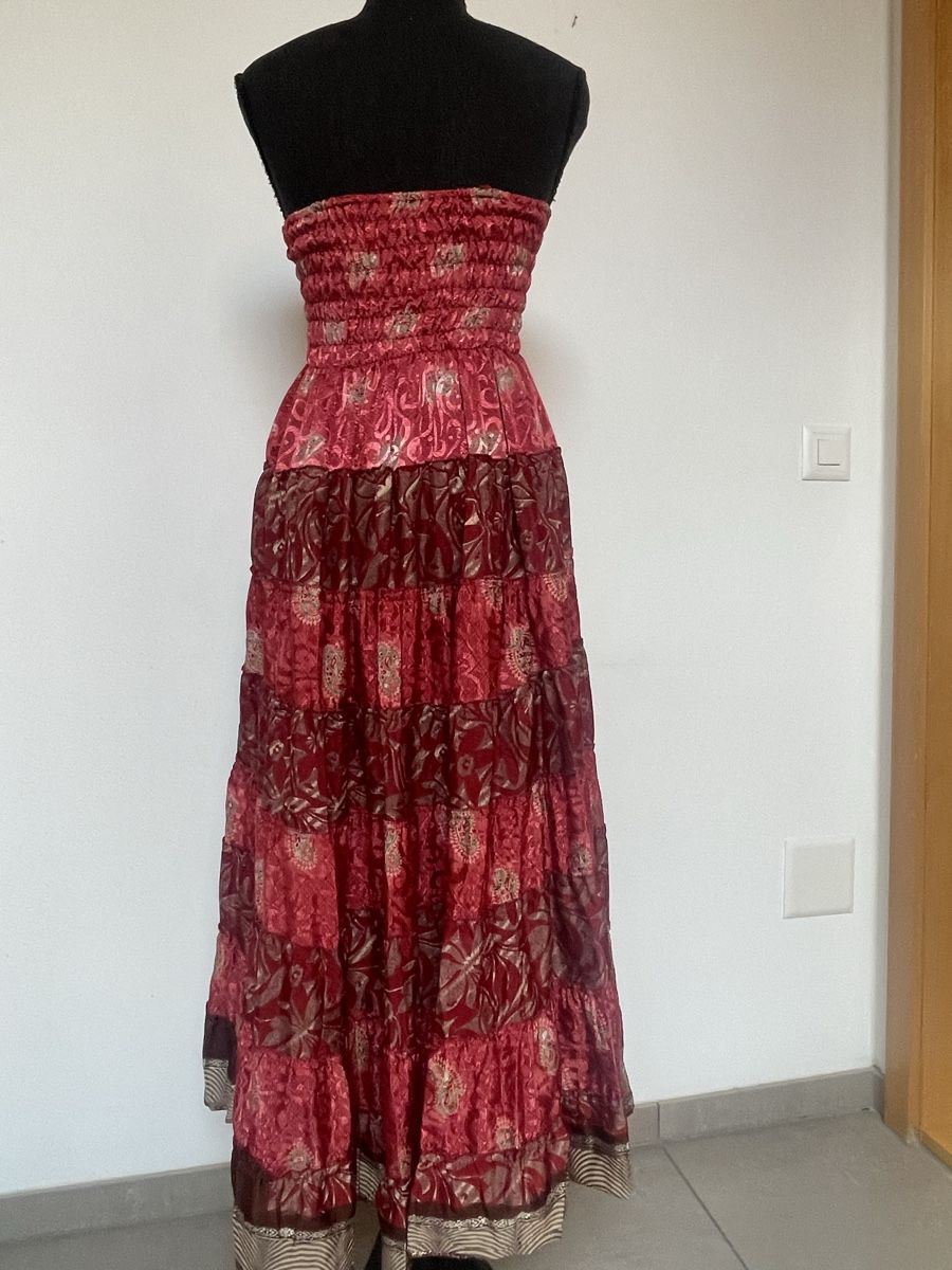 Gonne: Boho Midikleid / Maxirock mit Seide – Nuovo (secondo la descrizione) da Sigriswil venduto da ck56 3