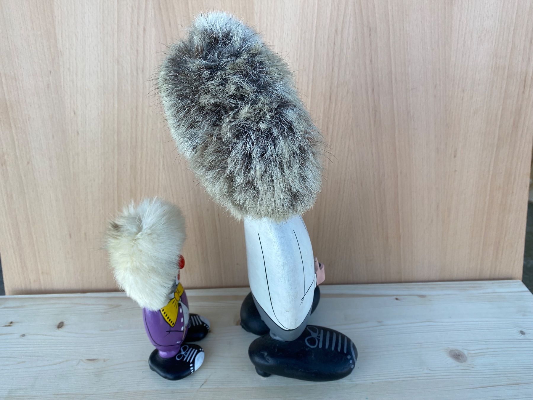 Cloches & sonnailles: 2 schöne Steinfiguren – D'occasion à Feldbach par Olive1 3