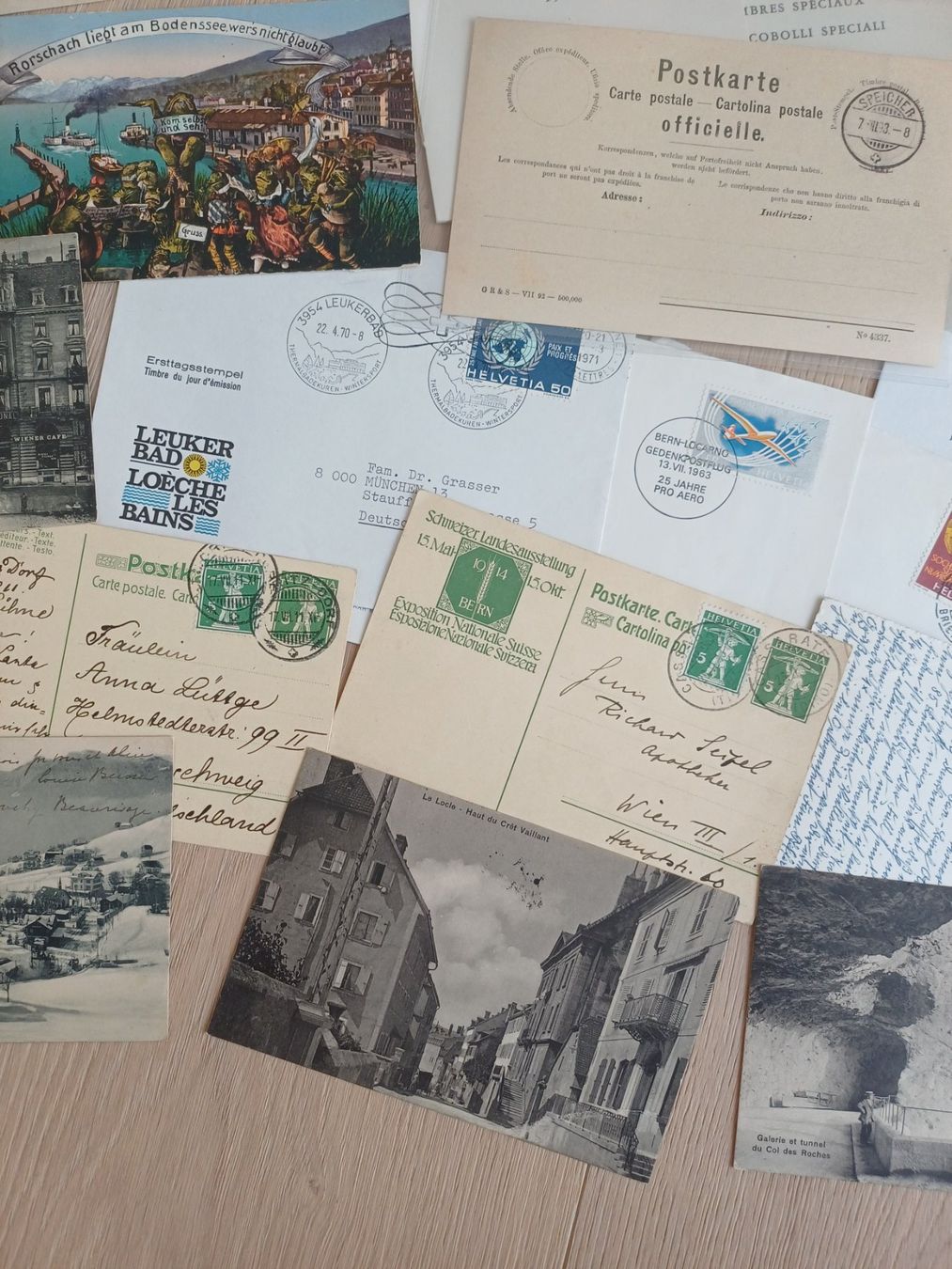 Tutti i francobolli: ab 1872 - Restposten Belege / Ansichtskarten - 27 Stück – Usato da Beringen venduto da Goeppeli 3