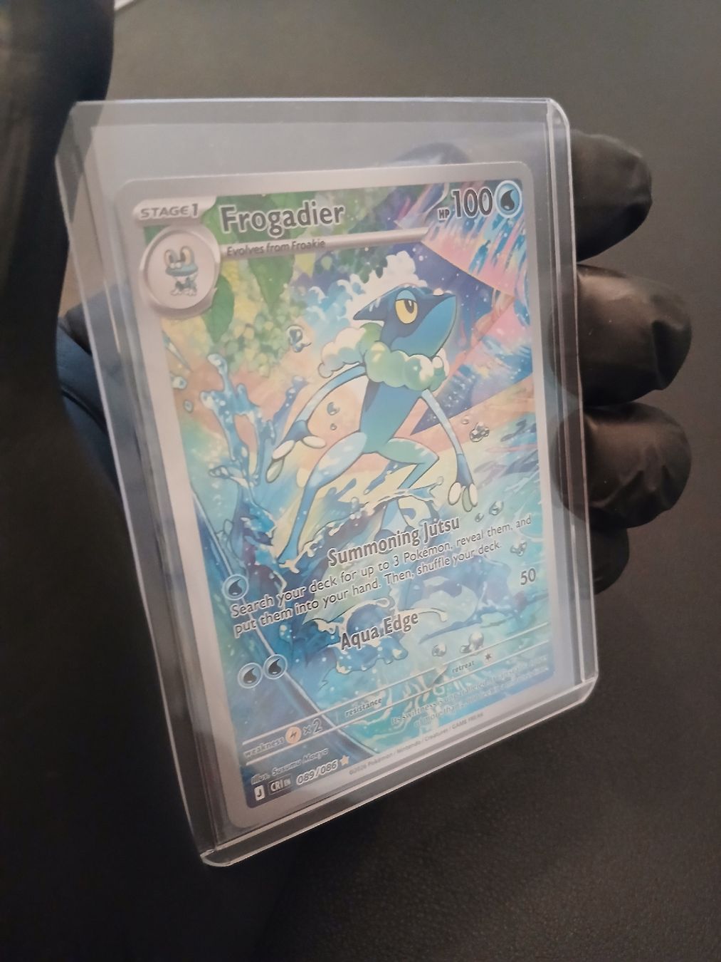 Pokémon Carte collezionabili: Frogadier Chaos Rising Pokémon EN – Nuovo (secondo la descrizione) da Regensdorf venduto da Baba_Basar 4