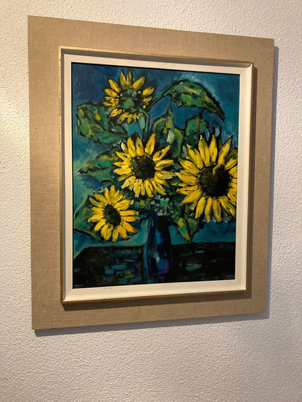 Dipinti: Originalbild Sonnenblumen, Paul Racle – Usato da Mönthal venduto da bossma