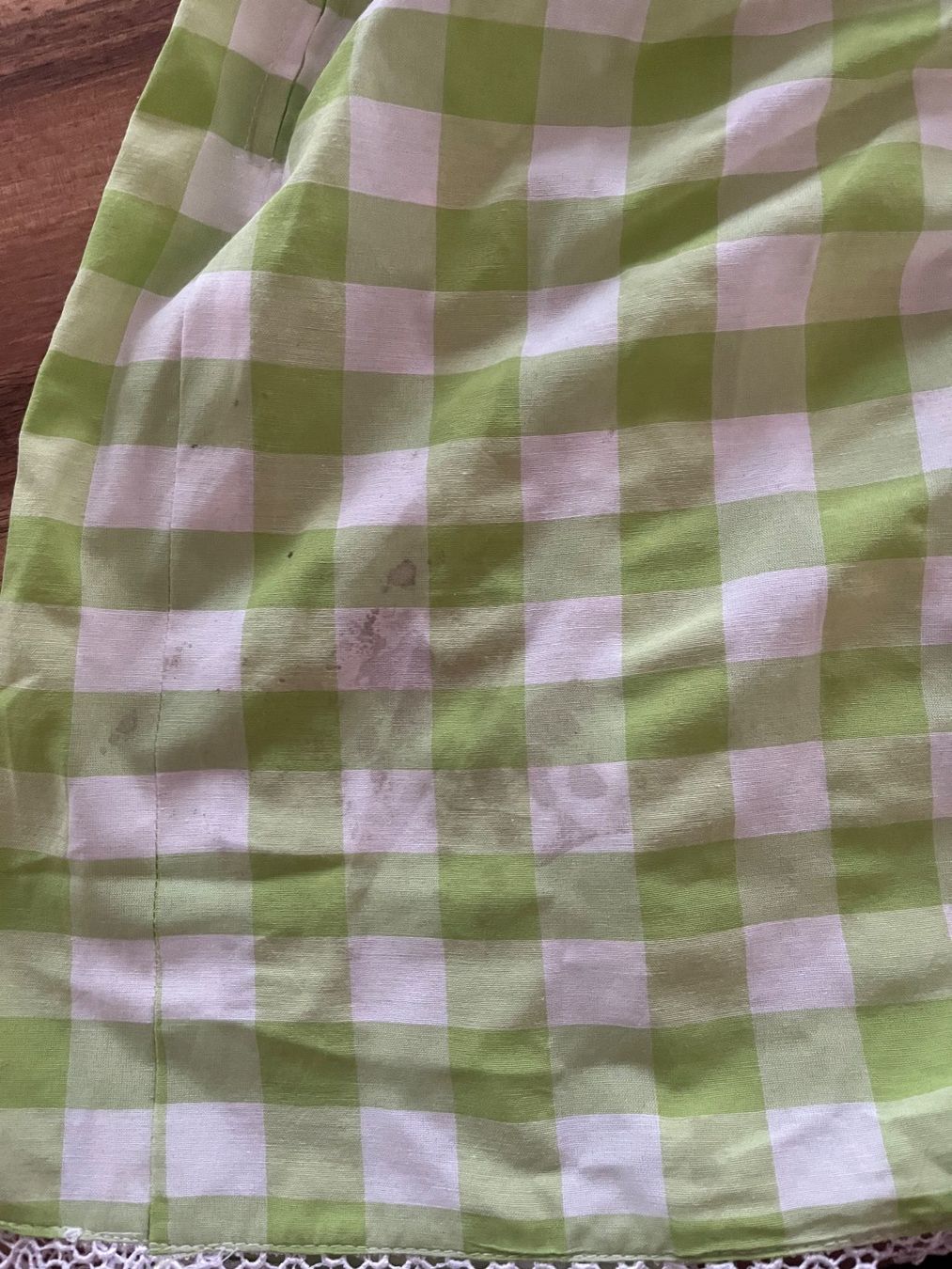 Vestiti: Dirndl grün kariert mit weisser Bluse: Grösse XS oder 34 – Usato da Heitenried venduto da WMBBS3 7