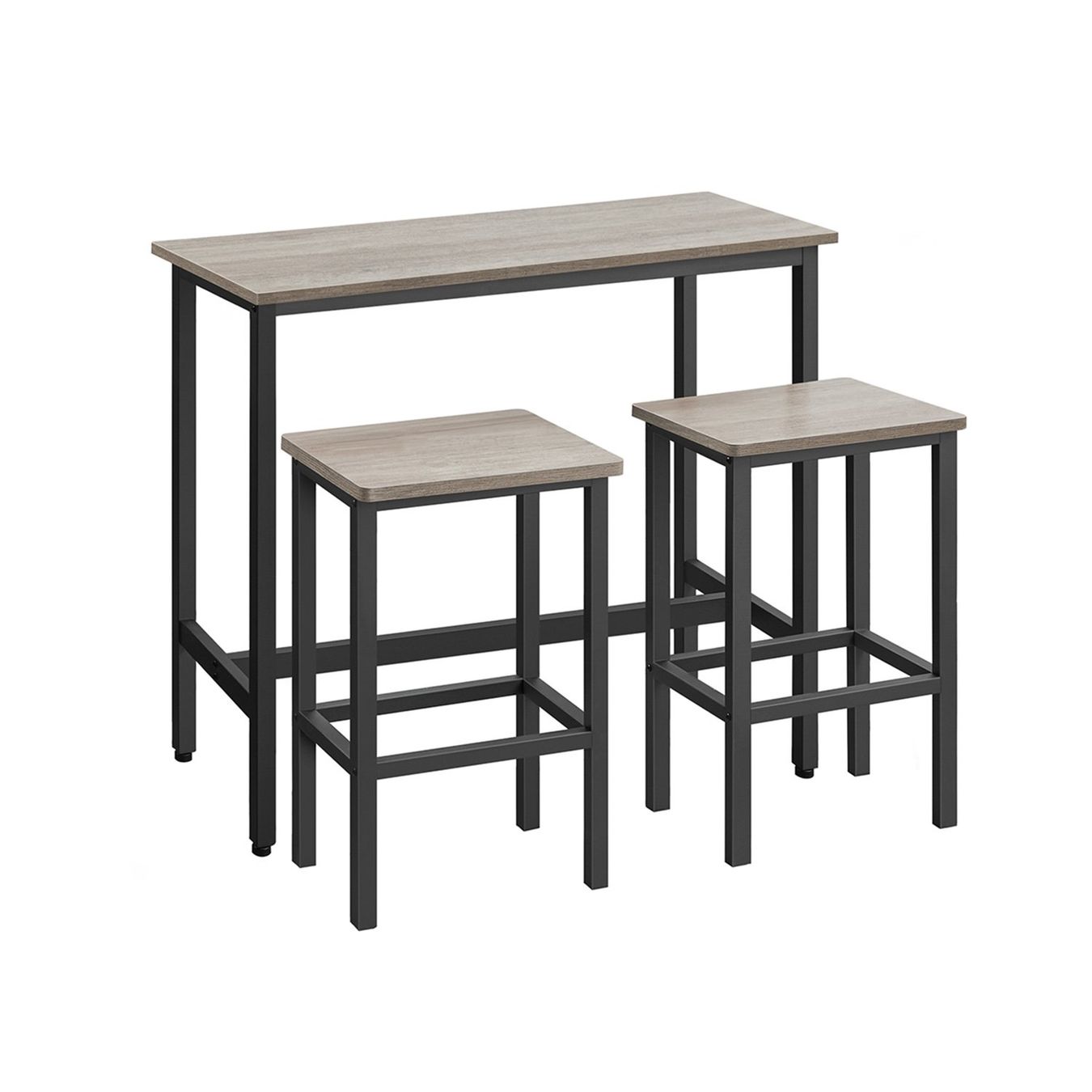 Tavoli: Bartisch mit Barhocker Set greige meliert-tintenschwarz – Nuovo e nell'imballaggio originale da Lachen SZ venduto da MAMORU-MOEBEL