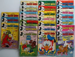 27 Micky-Maus-Hefte 1978 bis 1990 (Konvolut)