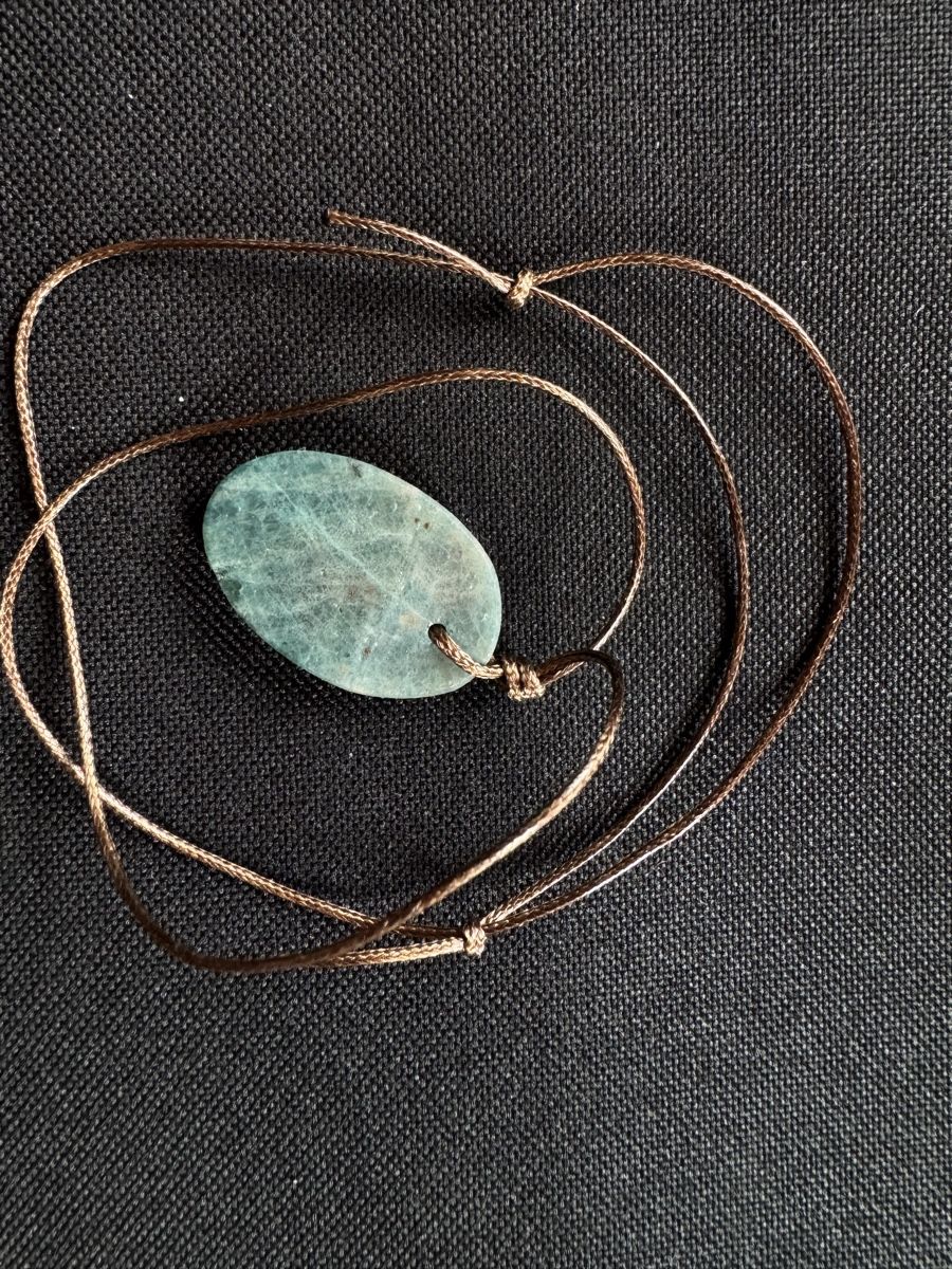 Minerali & Pietre curative: Apatitanhänger Indien 60.10 ct – Nuovo e nell'imballaggio originale da Wängi venduto da Horus_Stone 1