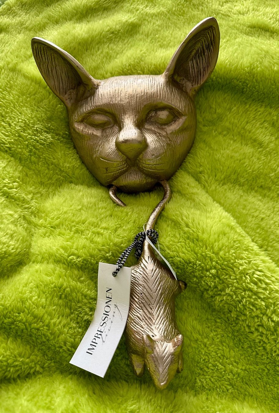 Chiavi & Serrature: Türklopfer "Katz und Maus" Messing – Nuovo e nell'imballaggio originale da Spreitenbach venduto da Jessy8