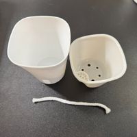 Selbstbewässerungs Topf weiss 13 cm