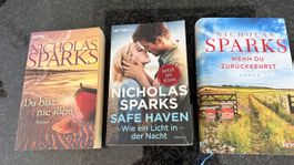 3 Romane von Nicholas Sparks 