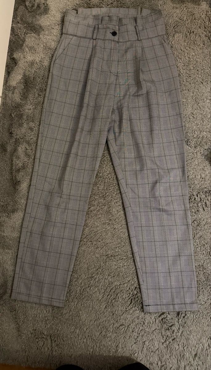 Pantaloni: Elegante Stoffhose mit Karomuster, Grösse 38 – Nuovo (secondo la descrizione) da Opfikon venduto da Desi.s 1