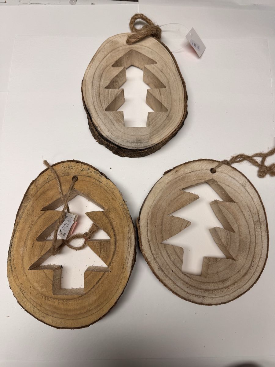 Tutte le decorazioni: Weihnachtsdekoration Baumscheiben 3er Set neu – Nuovo e nell'imballaggio originale da Steinhausen venduto da Schuwies