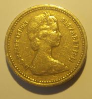 Fehlprägung 1983 Sehr Seltene One Pound-DECUS ET TUTAMEN (2)