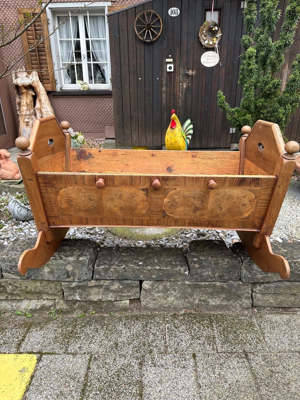 Letti: Antike Holzwiege – Usato da Wittenbach venduto da mar_69t6