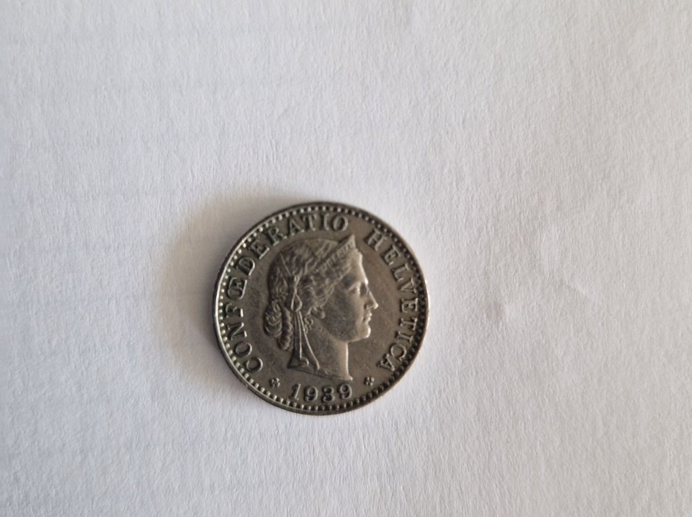 Alle Münzen: 20 centimes 1939 / 20 rp 1939 – Gebraucht aus La Croix (Lutry) von Lecollectioneur 1