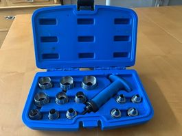 Locheisen Set BGS technic 15-teilig im Koffer guter Zus...