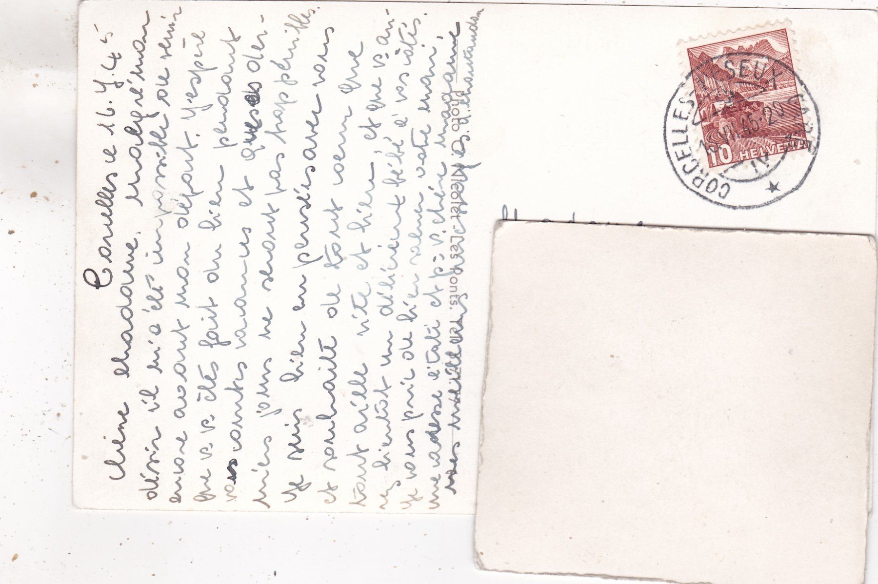 Cartoline postali: Corcelles Kirche NE – Usato da Herisau venduto da Lisegrat2008 1