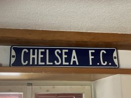 Chelsea F.C. Schilt, Deko, Sammlerstuck ⚽️50cm blau 45